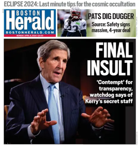 Cover of Boston Herald