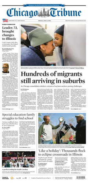 Cover of Chicago Tribune