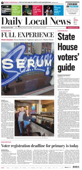 Cover of Daily Local News (West Chester, PA)