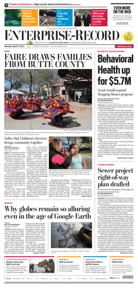 Cover of Enterprise-Record (Chico)