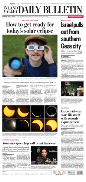 Cover of Inland Valley Daily Bulletin