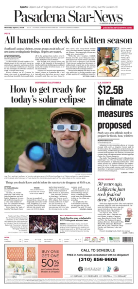 Cover of Pasadena Star-News