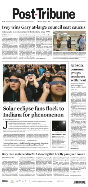 Cover of Post-Tribune