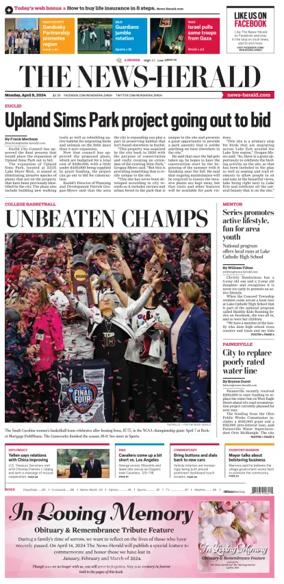 Cover of The News Herald (Willoughby, OH)