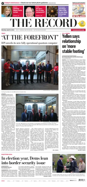 Cover of The Record (Troy, NY)