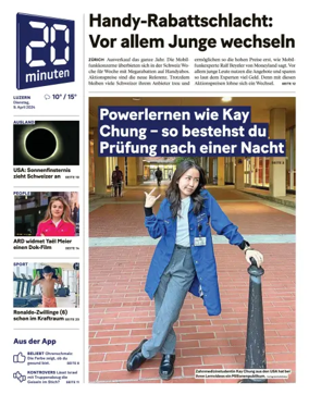 Cover of 20 Minuten - Luzern
