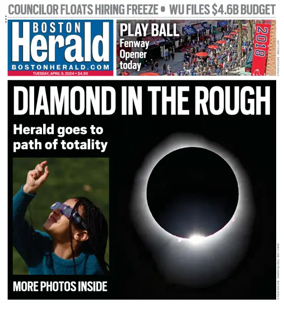 Cover of Boston Herald