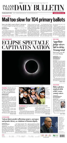 Cover of Inland Valley Daily Bulletin