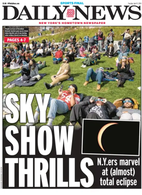 Cover of New York Daily News
