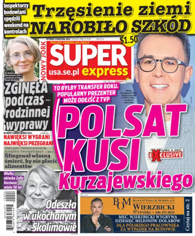 Cover of Super Express Nowy Jork