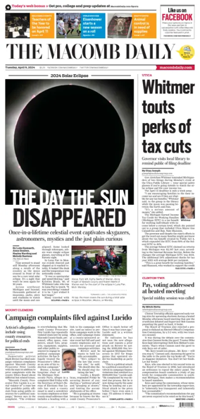 Cover of The Macomb Daily