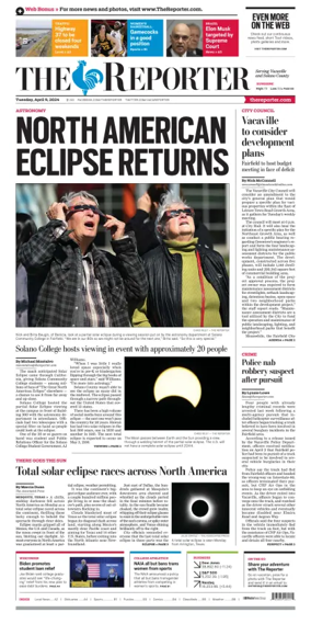 Cover of The Reporter (Vacaville)