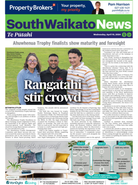 Cover of South Waikato News