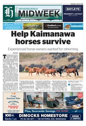 Cover of Wanganui Midweek