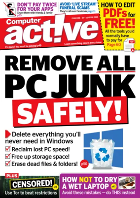 Cover of Computer Active (UK)