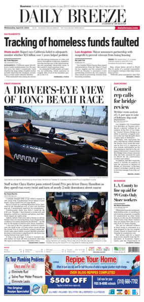 Cover of Daily Breeze (Torrance)