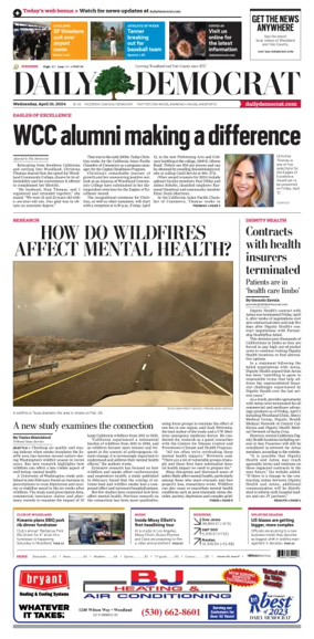 Cover of Daily Democrat (Woodland)