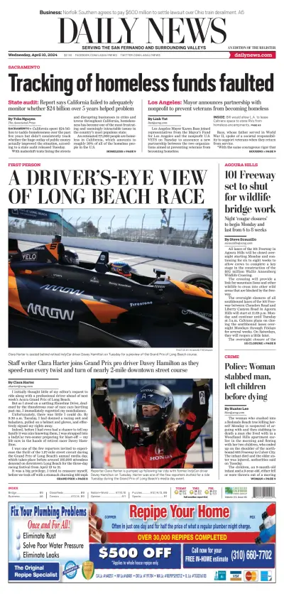 Cover of Daily News (Los Angeles)