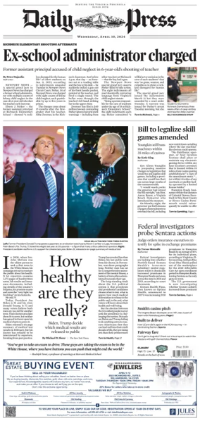 Cover of Daily Press