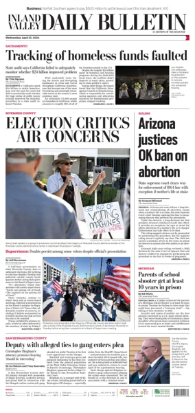 Cover of Inland Valley Daily Bulletin