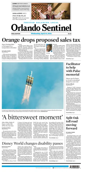 Cover of Orlando Sentinel