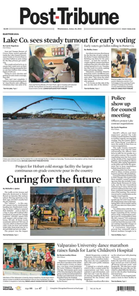 Cover of Post-Tribune