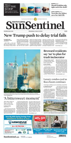 Cover of Sun Sentinel Broward Edition