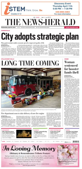 Cover of The News Herald (Willoughby, OH)