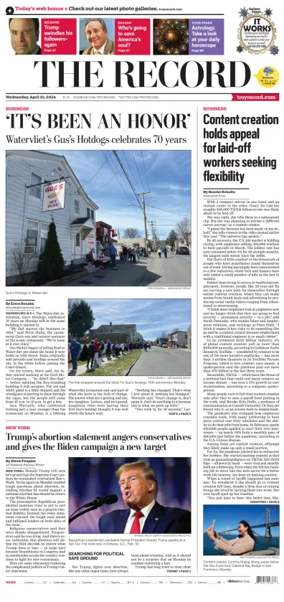 Cover of The Record (Troy, NY)