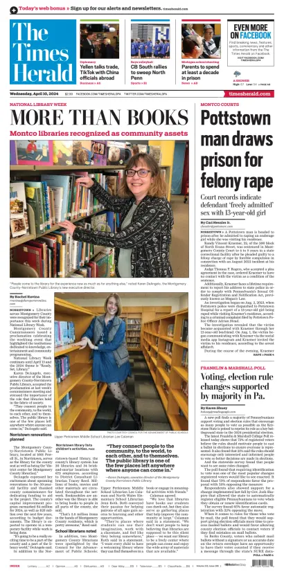 Cover of The Times Herald (Norristown, PA)