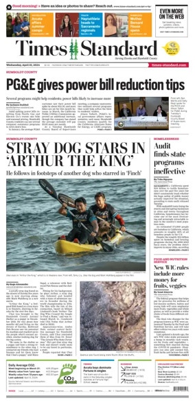 Cover of Times Standard (Eureka)