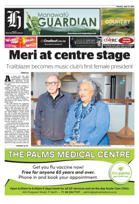 Cover of Manawatu Guardian