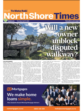 Cover of North Shore Times