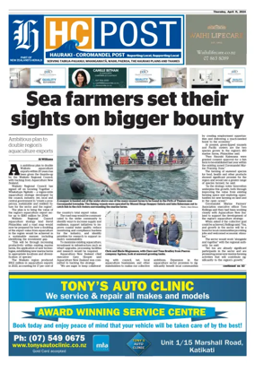 Cover of Waihi Leader