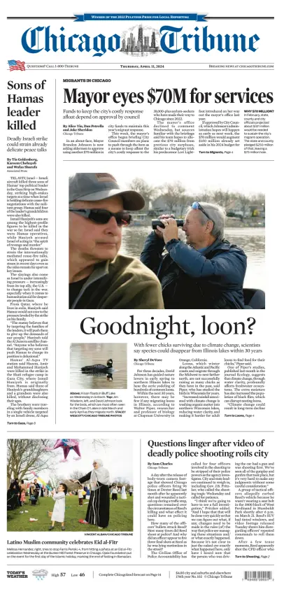 Cover of Chicago Tribune