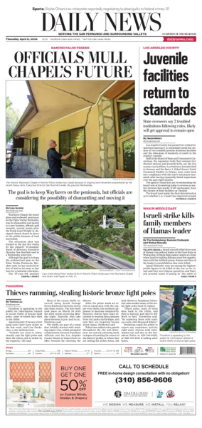 Cover of Daily News (Los Angeles)