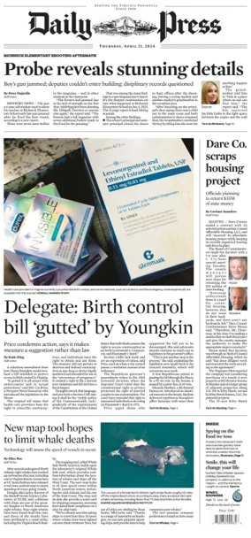 Cover of Daily Press