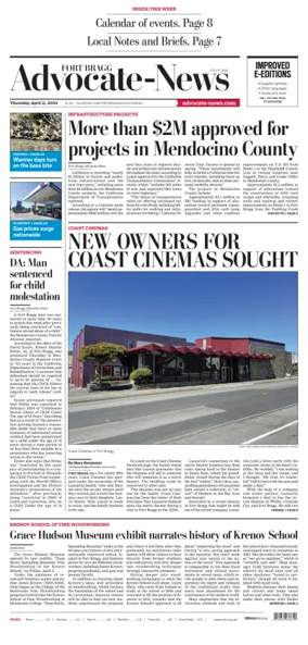 Cover of Fort Bragg Advocate-News