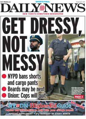 Cover of New York Daily News