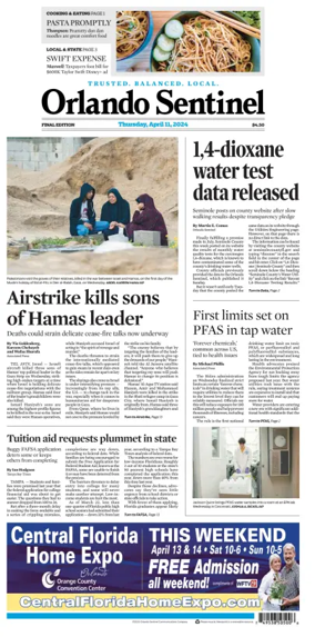 Cover of Orlando Sentinel