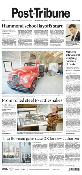 Cover of Post-Tribune