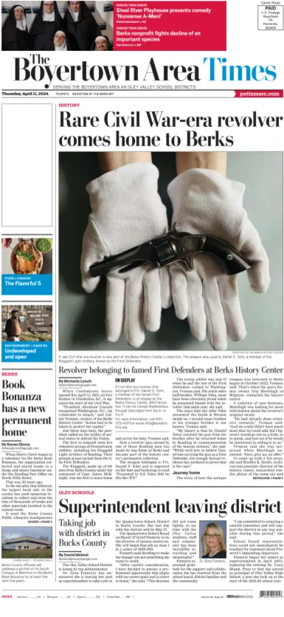 Cover of The Boyertown Area Times