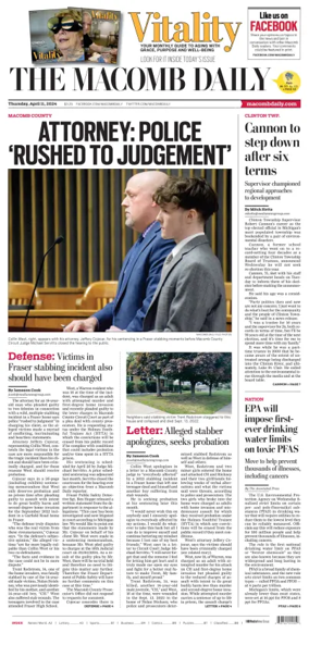 Cover of The Macomb Daily