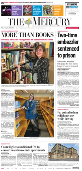 Cover of The Mercury (Pottstown, PA)