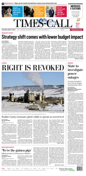 Cover of Times-Call (Longmont)