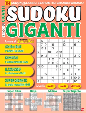 Cover of Sudoku Giganti