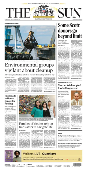 Cover of Baltimore Sun