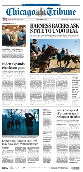 Cover of Chicago Tribune