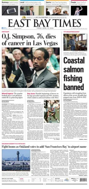 Cover of East Bay Times