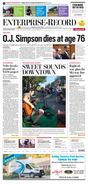 Cover of Enterprise-Record (Chico)